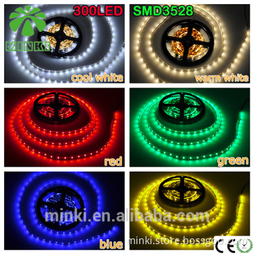 16.4Ft 5M Waterproof Flexible 5630 SMD 300 LED Strip Light 12V Black PCB 60LED/M